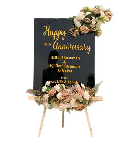 Papan Bunga Akrilik Tampa